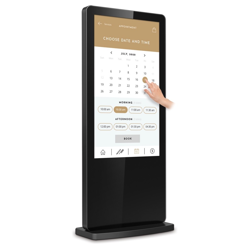 55" Freestanding Touchscreen Kiosk