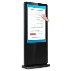 49" Freestanding Touchscreen Kiosk