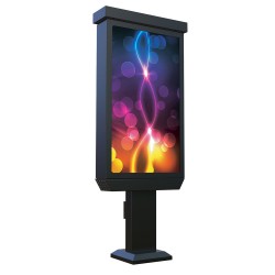 55” Outdoor Digital Pedestal Kiosk - Non Touch Screen