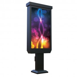 55” Outdoor Digital Pedestal Kiosk - Non Touch Screen